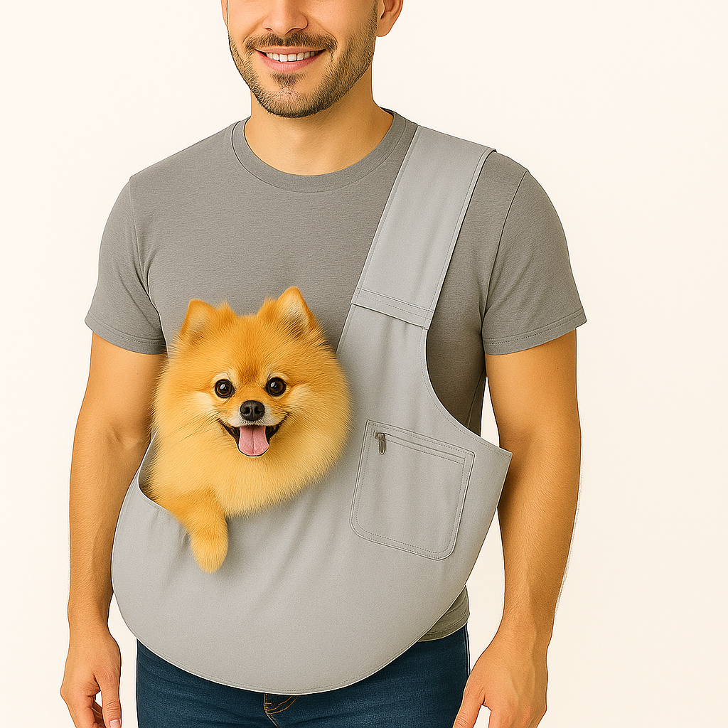 Bolso Bandolera para Mascotas – Transporte Cómodo para Perros Pequeños y Gatos