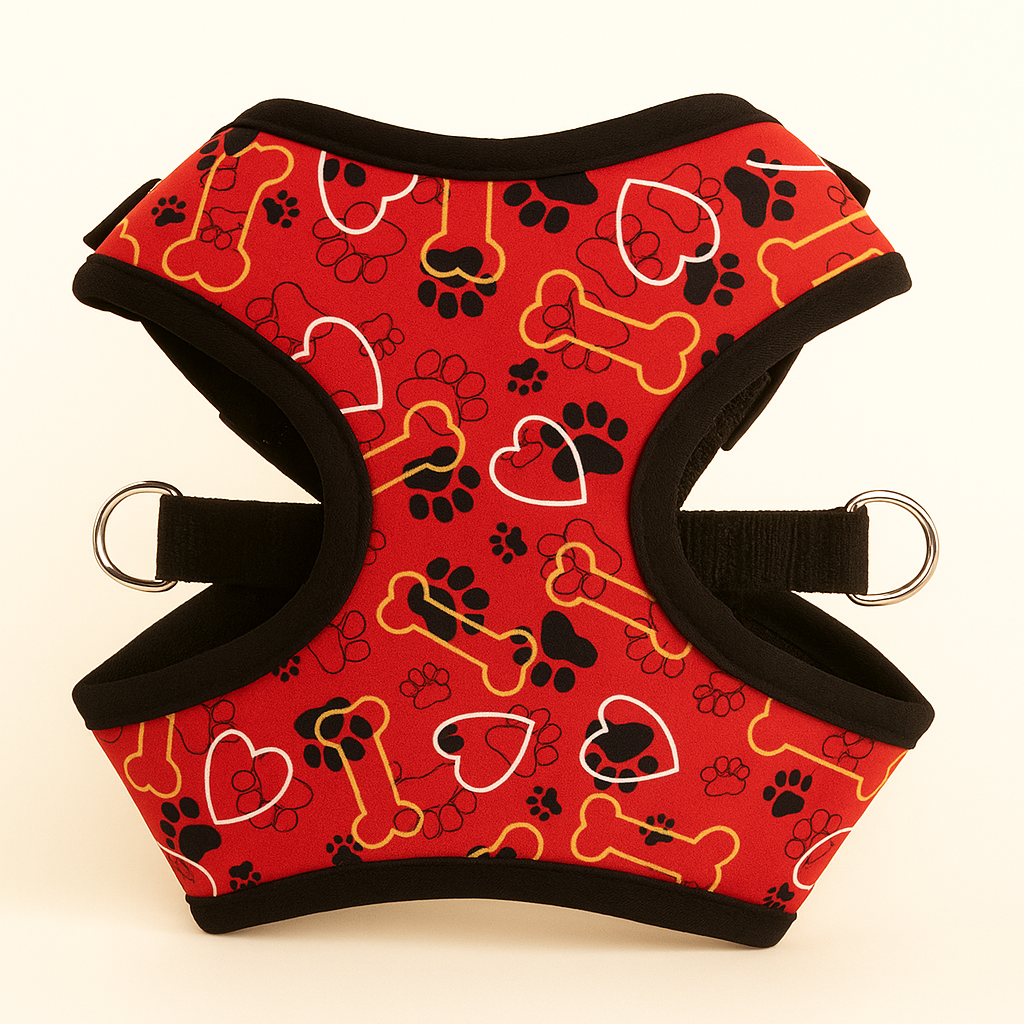 Arnés para Perros Love & Bones – Suave, Ajustable y Súper Cómodo (Talla L)