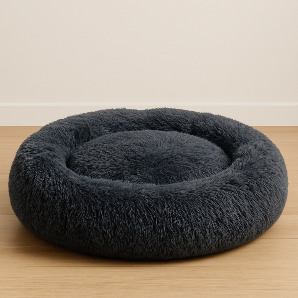 Cama Relax Gris Oscuro Azulada – 90 cm – Extra Mullida y Antideslizante