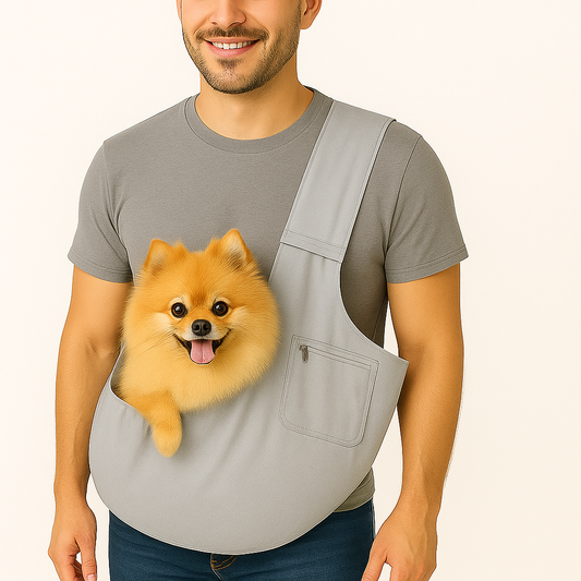 Bolso Bandolera para Mascotas – Transporte Cómodo para Perros Pequeños y Gatos