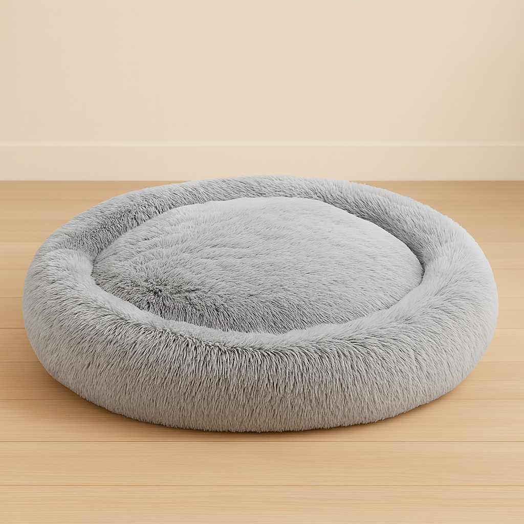 Cama Relax Donut XXL 120 cm – Súper Suave, Antiestrés y Ultraplush para Perros Grande