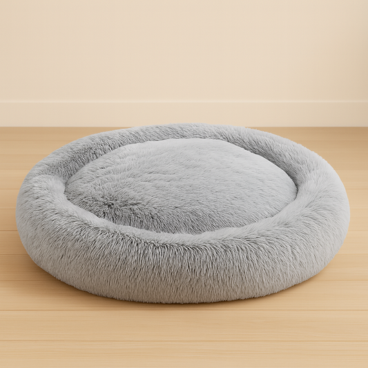 Cama Relax Donut XXL 120 cm – Súper Suave, Antiestrés y Ultraplush para Perros Grande