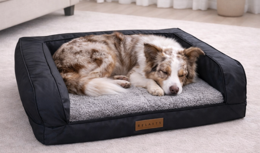 Cama Ortopédica para Perros 80x60cm – Viscoelástica con Tejido Oxford
