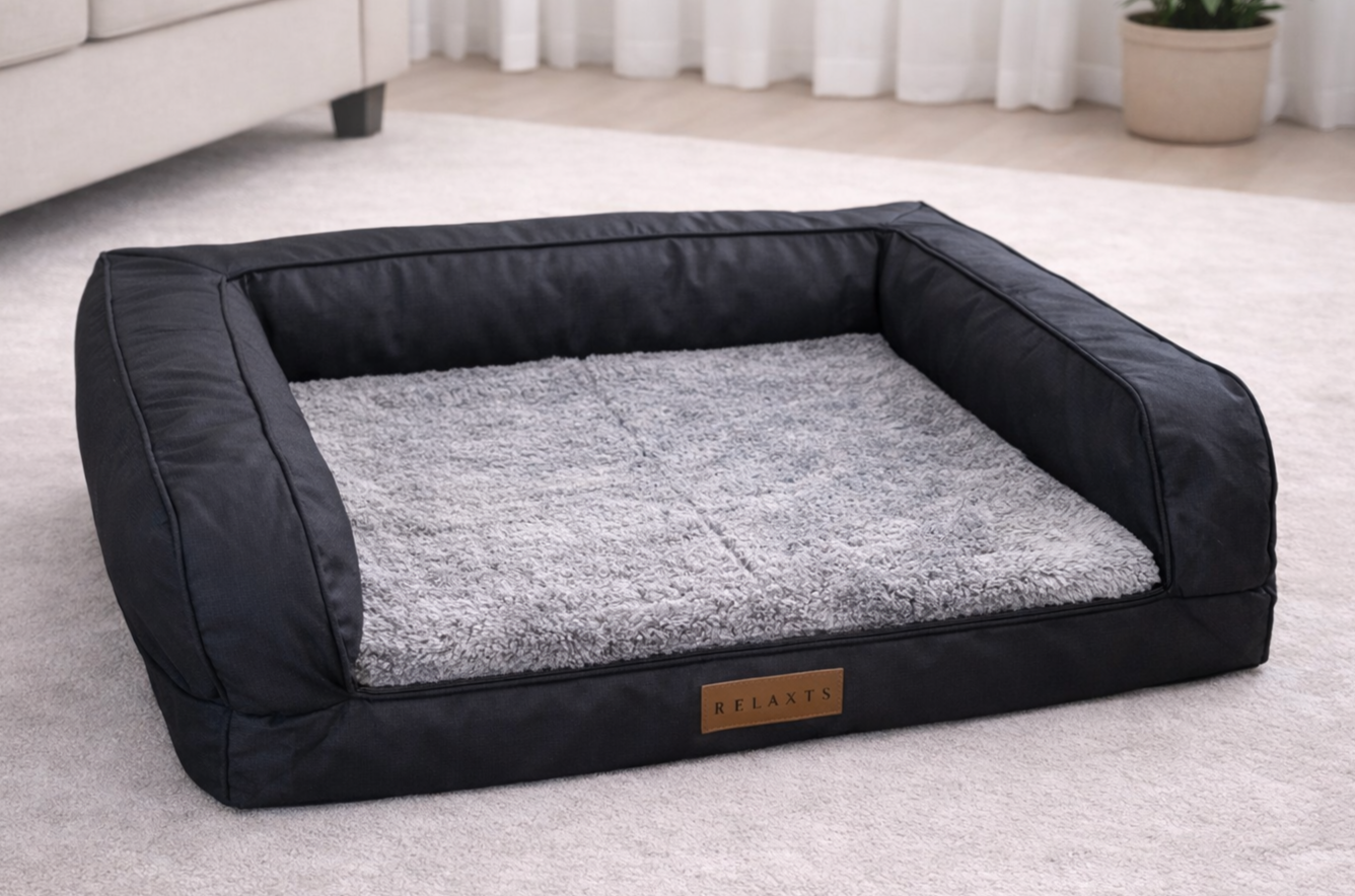 Cama Ortopédica para Perros 80x60cm – Viscoelástica con Tejido Oxford - Imagen 3