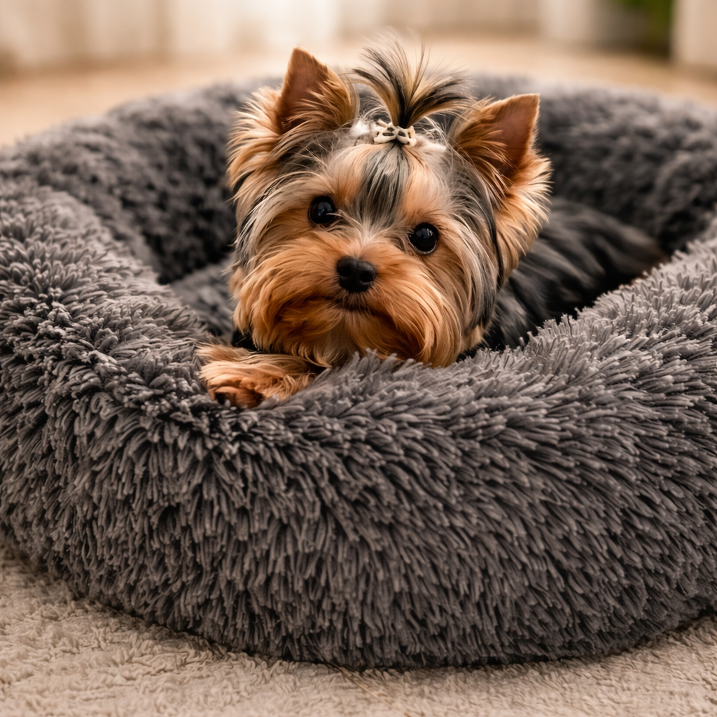 Cama Redonda 45 cm – Fibra Hueca Efecto Memoria - Imagen 4