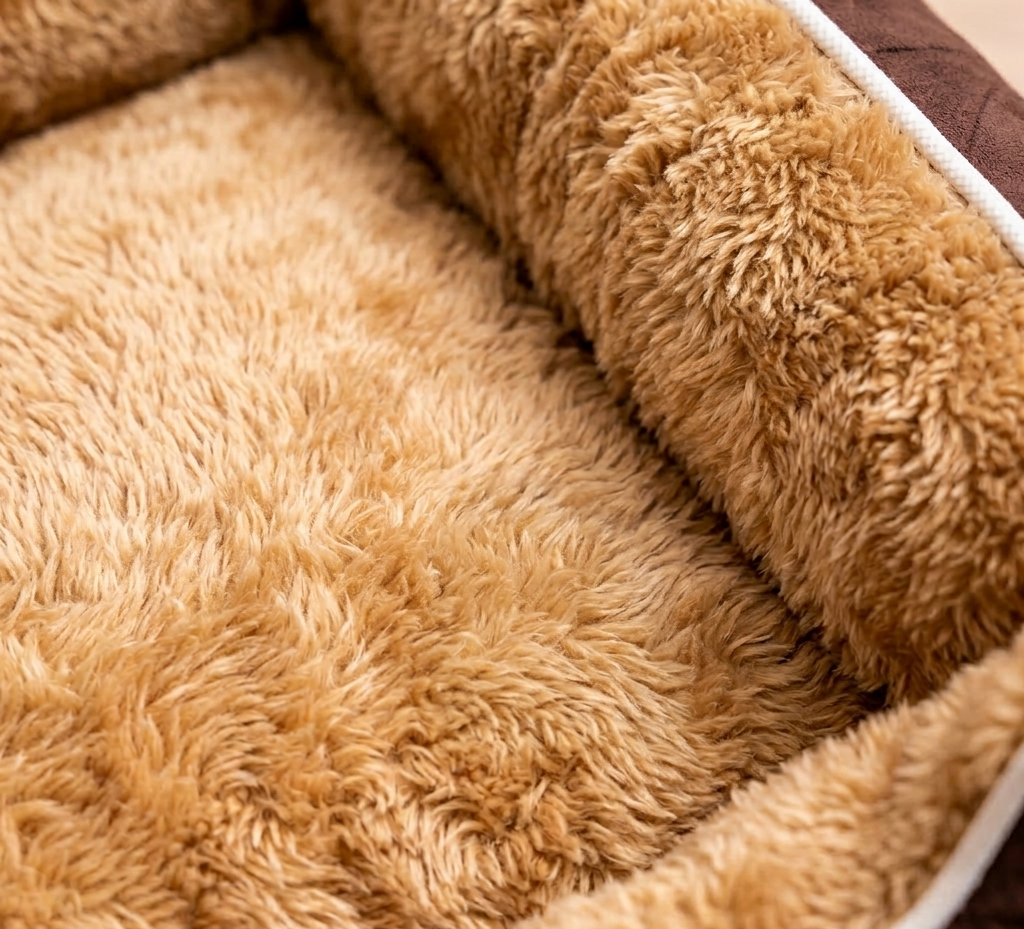 Cama rectangular feandrea para perros grandes de 90x60 cm- ultra suave y lavable - Imagen 3